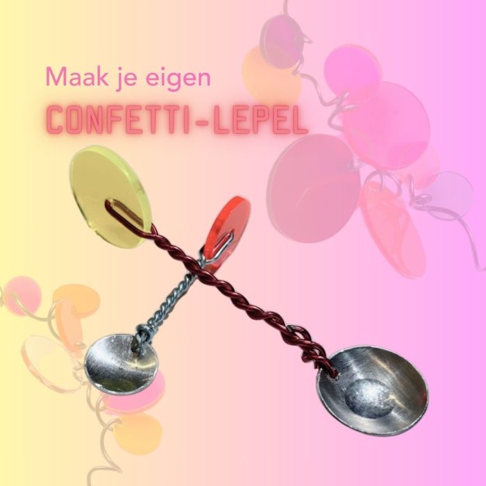 Maak je eigen CONFETTIE LEPEL (1) Nieuw werkstuk Zilverwerkplaats